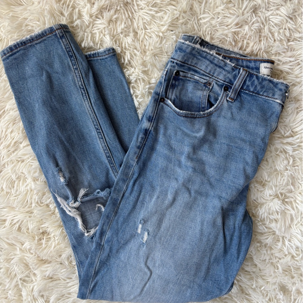 Abercrombie & Fitch Light Blue Denim